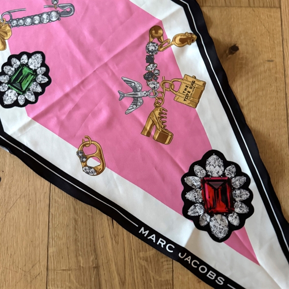 Marc Jacobs The Charms Tørklæde, Pink Multi